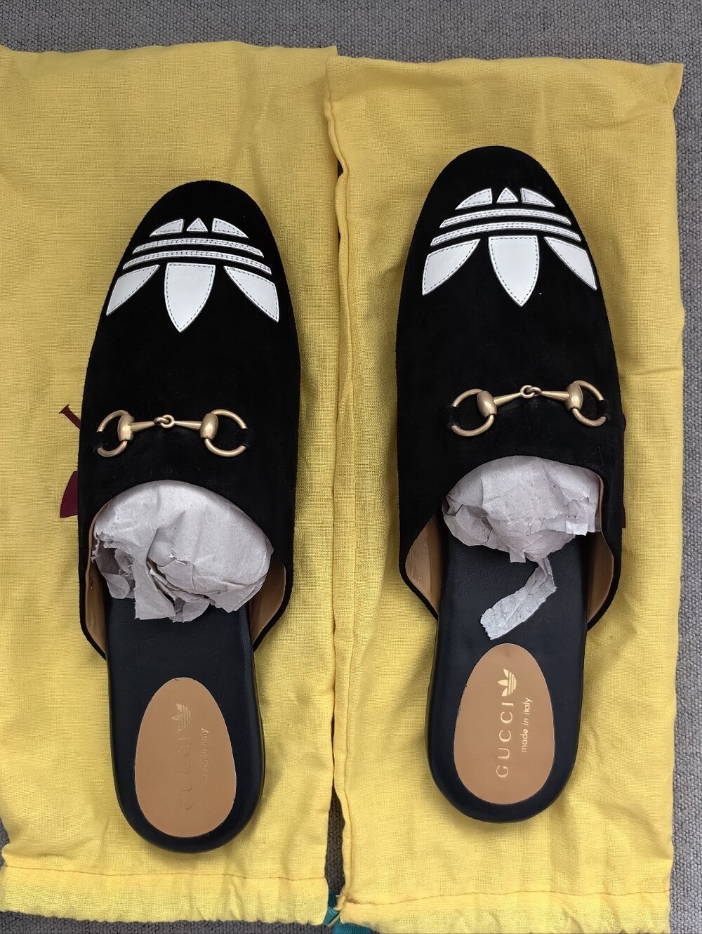 Gucci X adidas Trefoil Muller shoes